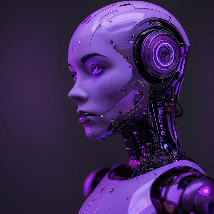 Purple robot